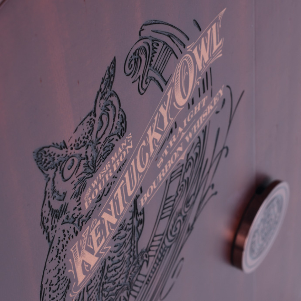 Emballage en bois pour Kentucky Owl "Dry State" 100th Anniversary Limited Edtition de Stolichnaya