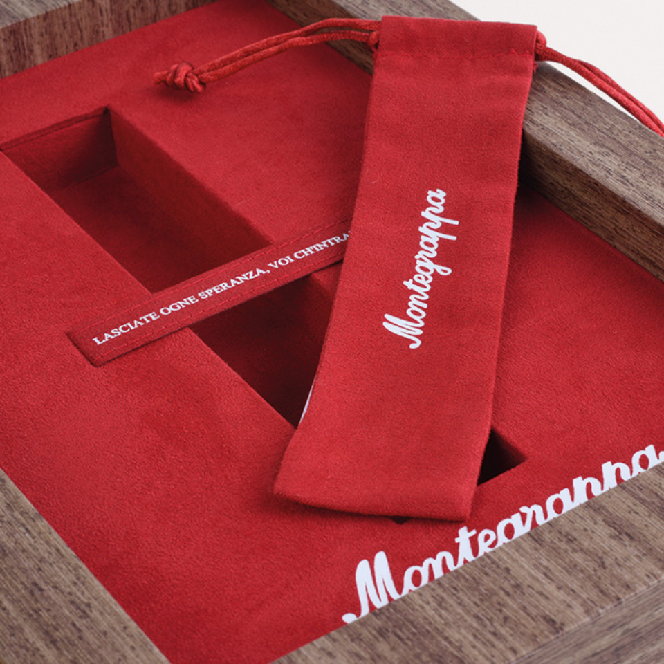 Embalaje de la pluma Montegrappa Edición Dante Alighieri Inferno